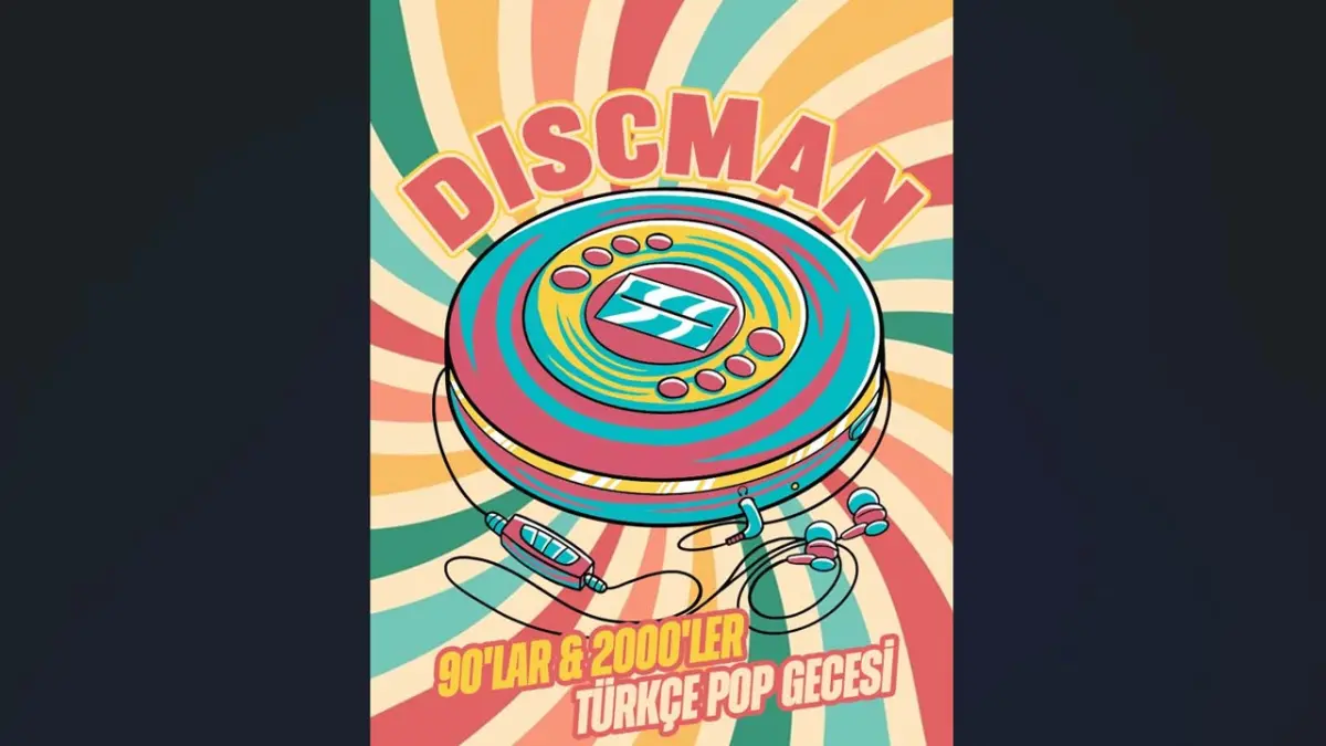 Discman ile 90’lar ve 2000’ler Türkçe Pop Gecesi haberinin görseli