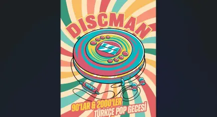 Discman ile 90’lar ve 2000’ler Türkçe Pop Gecesi