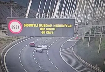 Yavuz Sultan Selim Köprüsü'nde ‘Fırtına’ alarmı: Hız sınırı düşürüldü