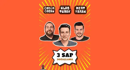 “3 Sap Doğaçlama” Maske Sanat Tiyatro’da