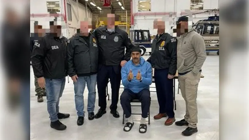 Maduro ve eşi Metropolitan Gözaltı Merkezi’ne sevk edildi haberinin görseli