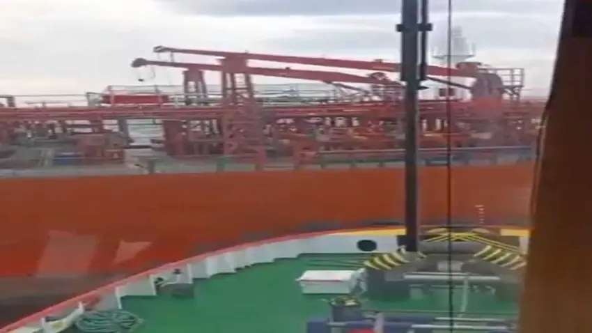 Marmara Denizi'nde sürüklenen LPG gemisi kurtarıldı haberinin görseli