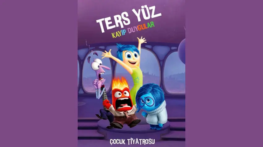 “Ters Yüz: Kayıp Duygular” çocuklara eğlenceli bir tiyatro deneyimi sunuyor haberinin görseli