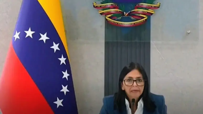 Venezuela Devlet Başkan Yardımcısı Rodriguez: Hiçbir ülkenin kolonisi olmaycağız haberinin görseli