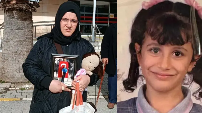 Ebrar’ın annesi, duruşmaya kızının oyuncak bebeğiyle geldi