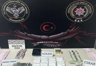 İzmir’de zehir taciri operasyonu