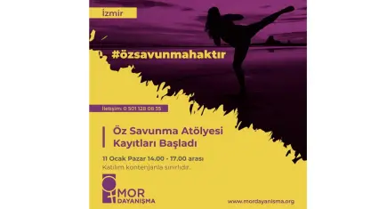 İzmir Mor Dayanışma’dan kadınlara özsavunma atölyesi
