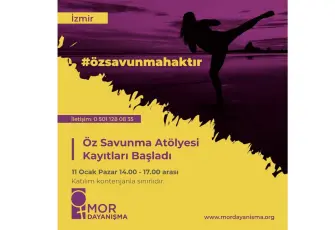 İzmir Mor Dayanışma’dan kadınlara özsavunma atölyesi