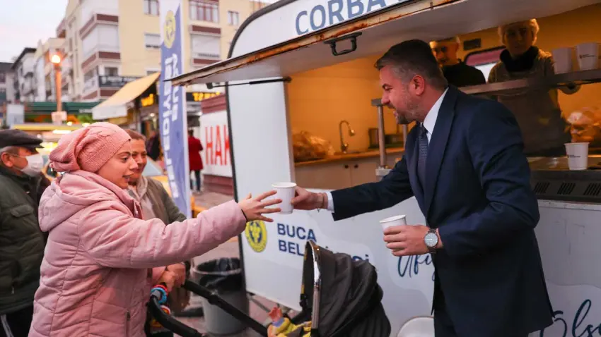 Buca Belediyesi’nden sımsıcak bir günaydın