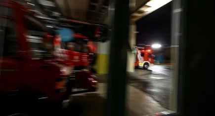 Ankara Emniyet Müdürlüğü Otoparkında yangın paniği