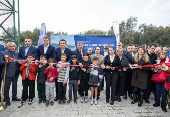 Başkan Tugay’dan yol arkadaşına en anlamlı vefa: 'Haydar İnanır Spor Tesisi' açıldı
