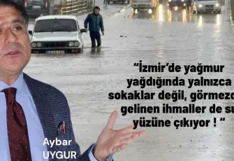 DEVA Partili Uygur’dan İzmir Büyükşehir’e altyapı eleştirisi