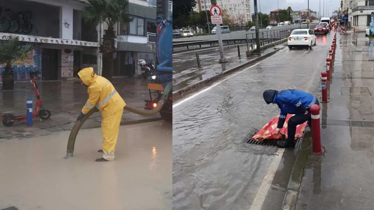 Kuvvetli yağış alarmı: Büyükşehir ekipleri yağış nöbetinde haberinin görseli