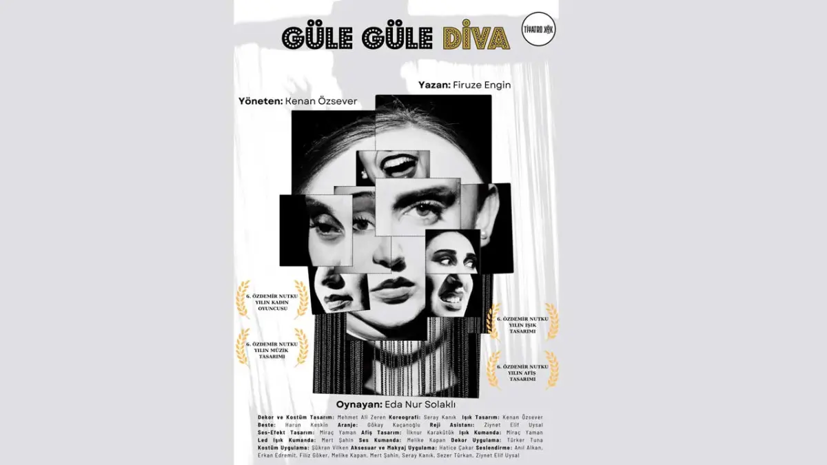 Ödüllü Oyun “Güle Güle Diva” İzmir’de seyirciyle buluşuyor haberinin görseli