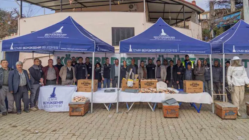 İzmir’de arıcılık yeniden canlanıyor