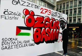 10 Ocak’ta Gazze’nin sesi unutulmadı: İsrail saldırılarında hayatını kaybeden Filistinli gazeteciler için anma