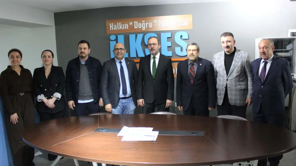 Kasapoğlu’ndan İLKSES Gazetesi’ne ziyaret: Basın emekçilerinin gününü kutladı haberinin görseli