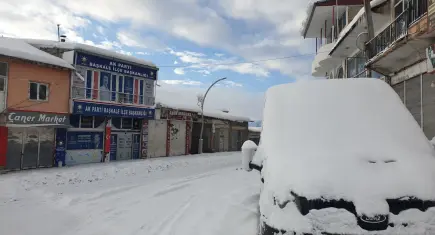 Van’da kar yağışı hayatı durma noktasına getirdi: 405 yerleşim yeri ulaşıma kapandı