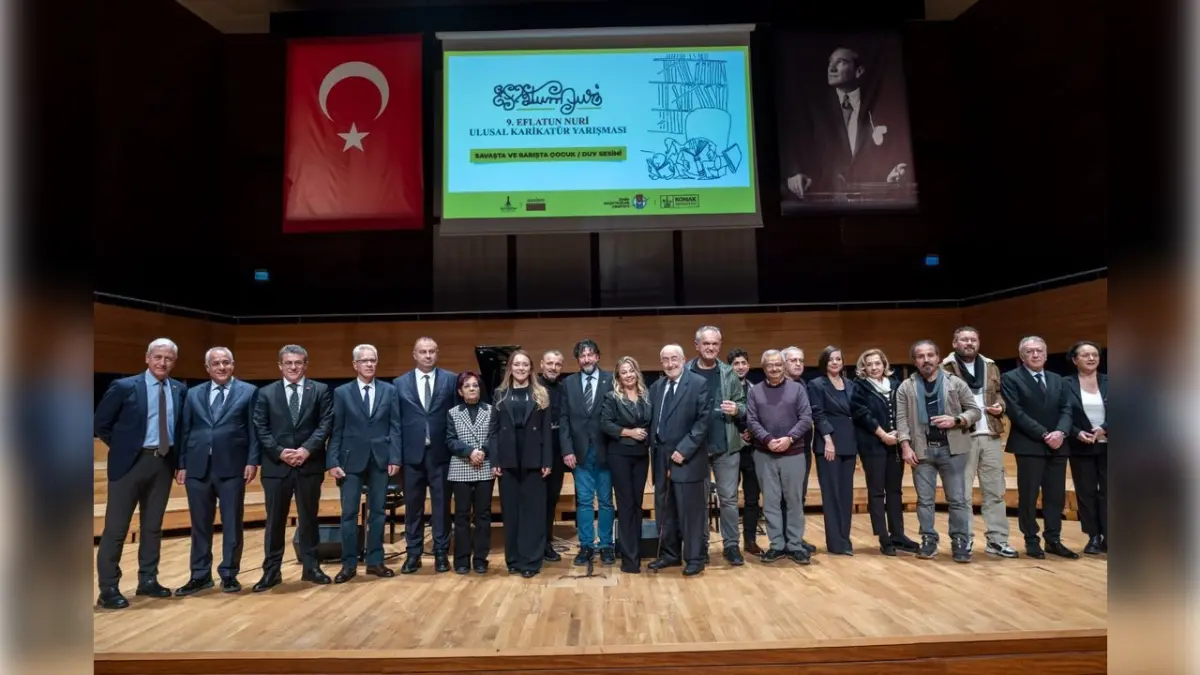 9. Eflatun Nuri Karikatür Yarışması’nda ödüller verildi haberinin görseli