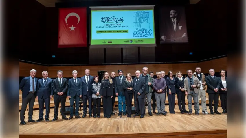 9. Eflatun Nuri Karikatür Yarışması’nda ödüller verildi