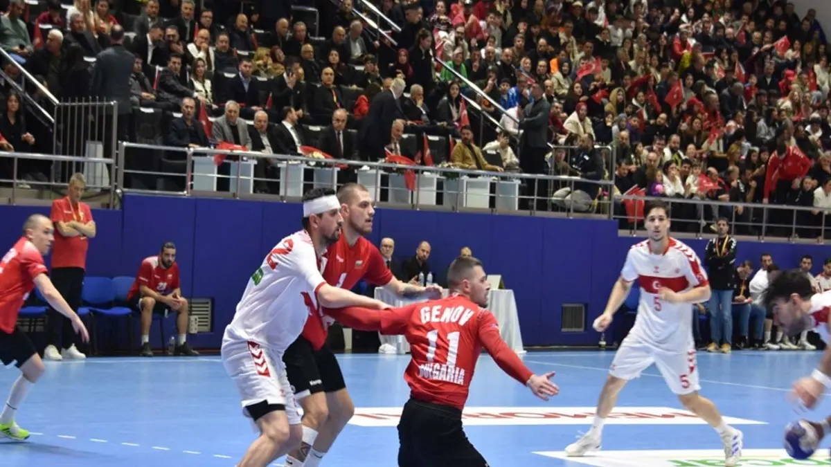 A Milli Erkek Hentbol Takımı, Bulgaristan’ı mağlup etti haberinin görseli