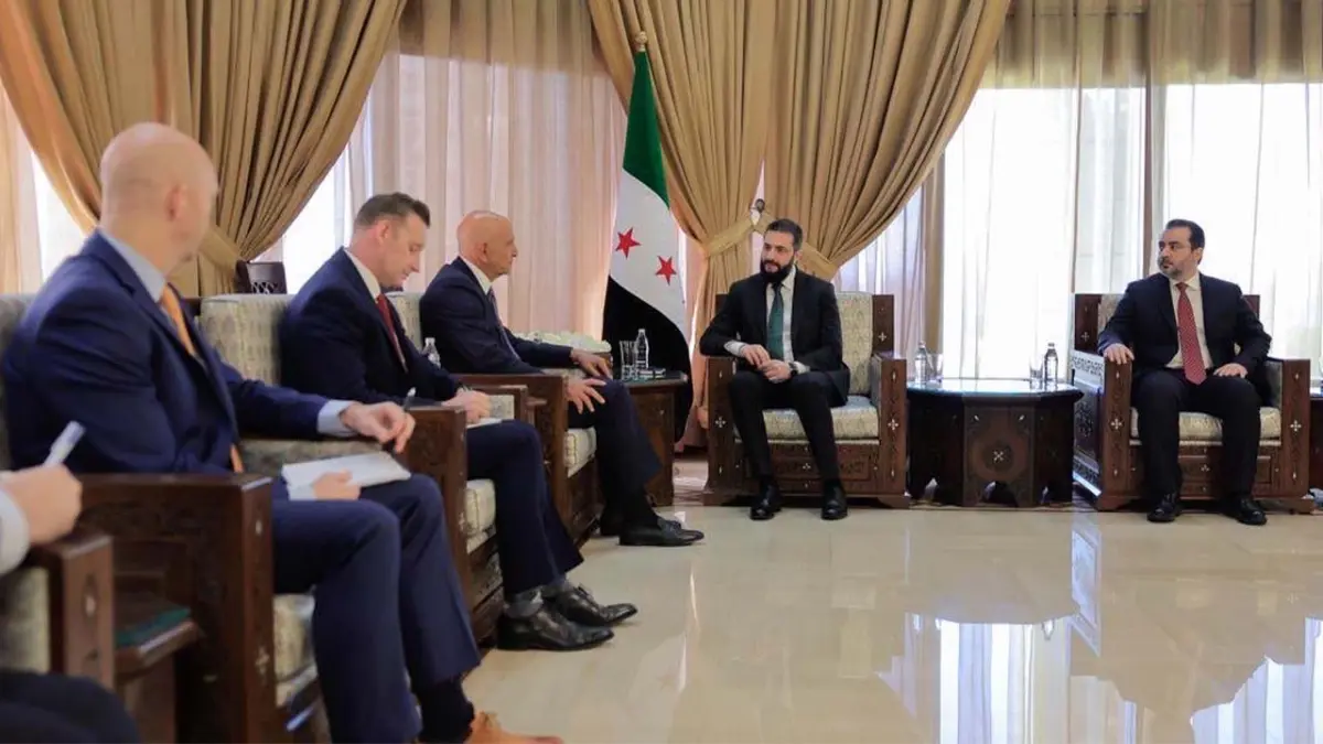 Tom Barrack, Ahmet Şara ile Şam’da görüştü haberinin görseli