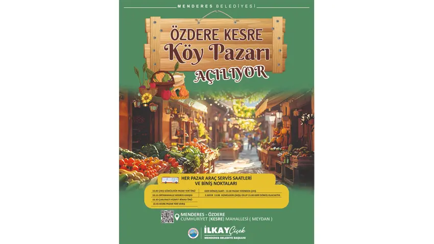 Menderes’e yeni pazar müjdesi