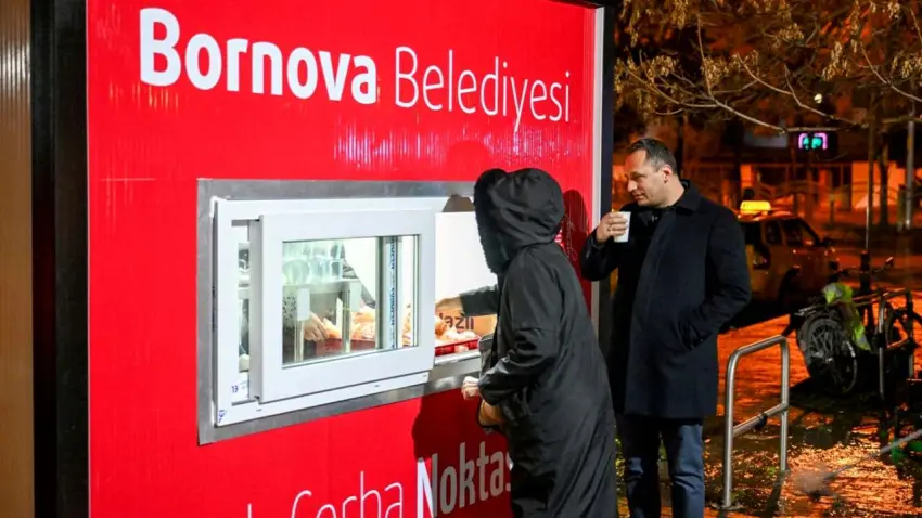 Bornova’da kış soğuğuna sıcak çorba