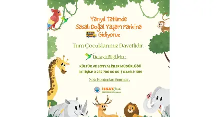 Çocuklara yarıyıl tatilinde Doğal Yaşam Parkı hediyesi