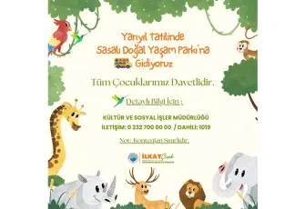 Çocuklara yarıyıl tatilinde Doğal Yaşam Parkı hediyesi