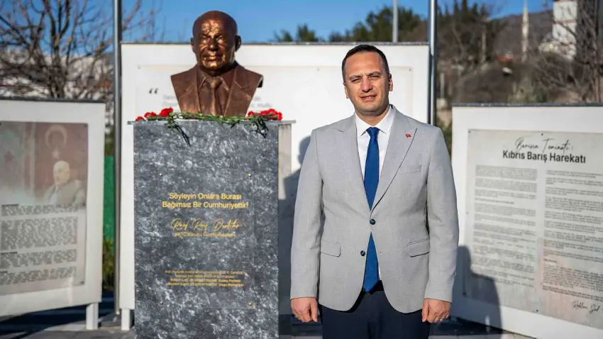 Bornova’da Denktaş’a vefa