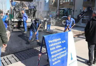 Seferihisar’da Temel Cingöz Caddesi yenileniyor