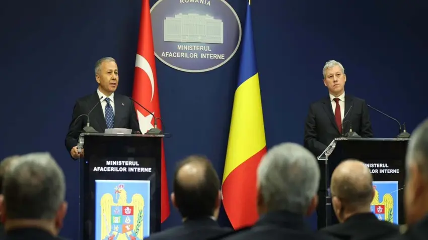 Bakan Yerlikaya: Romanya ile suçluların iadesi ve düzensiz göçle mücadelede iş birliğimizi artıracağız haberinin görseli