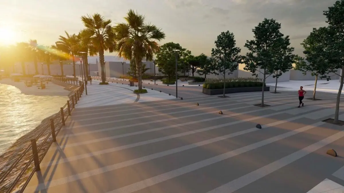 Çeşme'de Çiftlik Sahili yenileniyor haberinin görseli