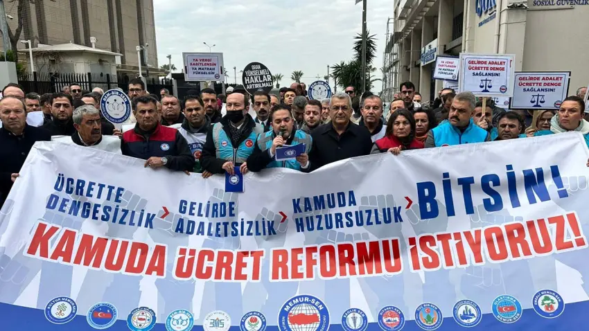 Memur-Sen 81 ilde meydanlara çıktı: Ücrette dengesizlik, gelirde adaletsizlik bitsin