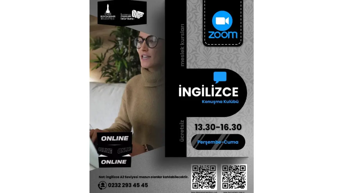 Meslek Fabrikası’ndan çevrim içi İngilizce Konuşma Kulübü haberinin görseli