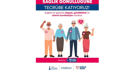 60 yaş üstü yurttaşlardan sağlığa gönüllü destek