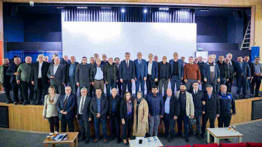 Başkan Tugay, Kemalpaşa’da muhtarlarla bir araya geldi