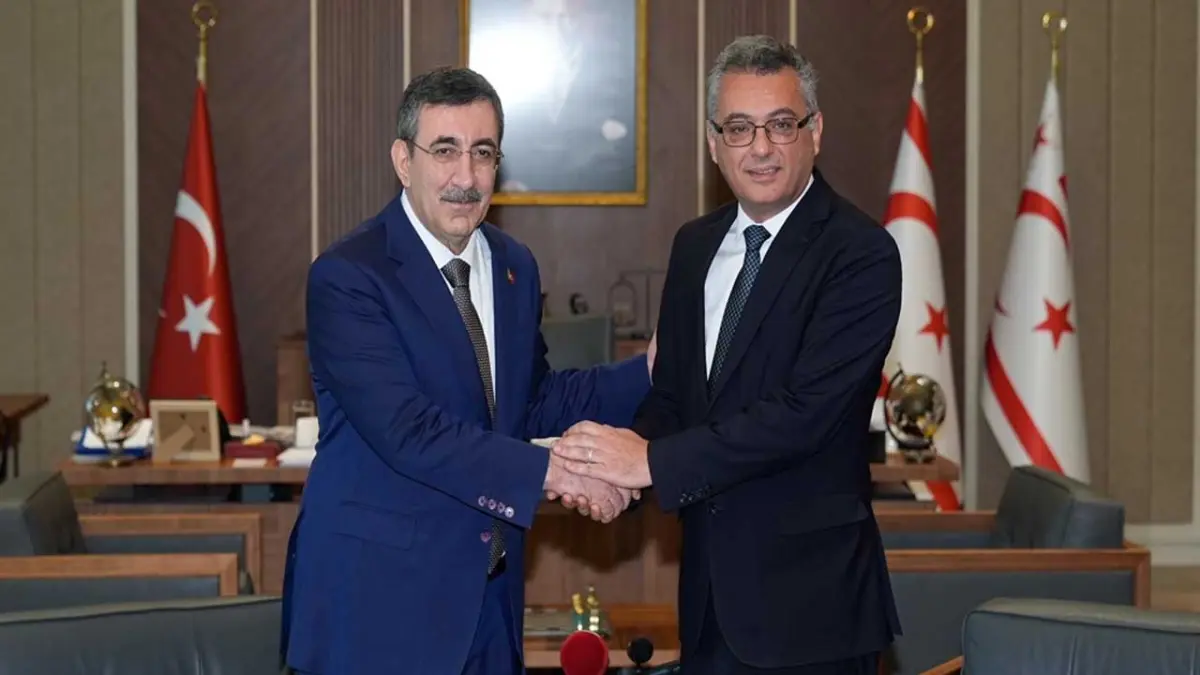 Cumhurbaşkanı Yardımcısı Yılmaz’dan KKTC'de "İki Devletli Çözüm" Vurgusu haberinin görseli