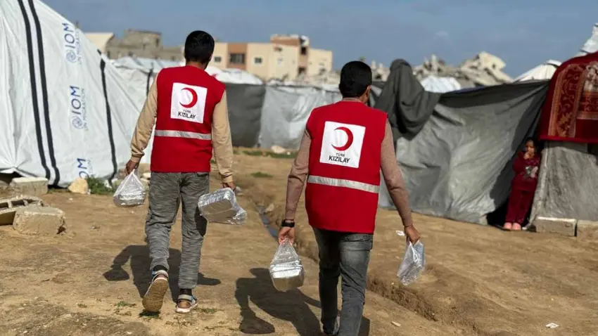 Türk Kızılay’ı Gazze’de yardım faaliyetlerini artırdı