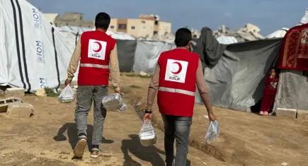 Türk Kızılay’ı Gazze’de yardım faaliyetlerini artırdı