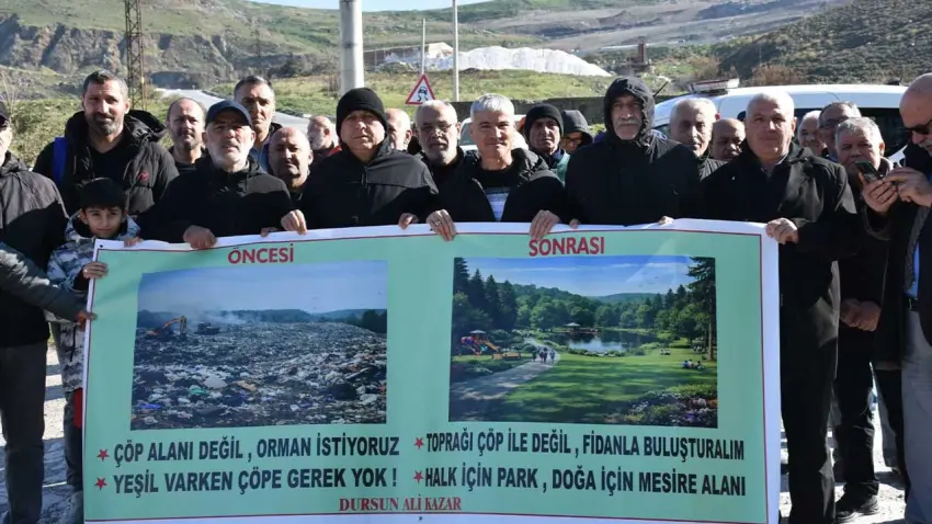 Bölge halkından Harmandalı için 'yeşil alan' çağrısı