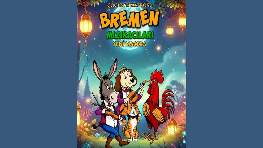 “Bremen Mızıkacıları: Yeni Macera” Boyoz Akademi’de minik seyircilerle buluşuyor haberinin görseli