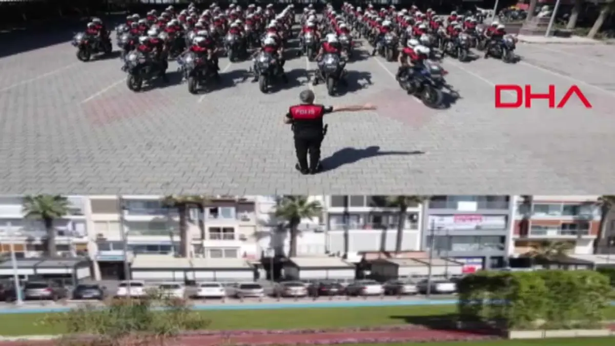 İzmir'de motosikletli polisler 1 haftada çeşitli suçlardan aranan 106 şüpheliyi yakaladı başlıklı video haberin görseli