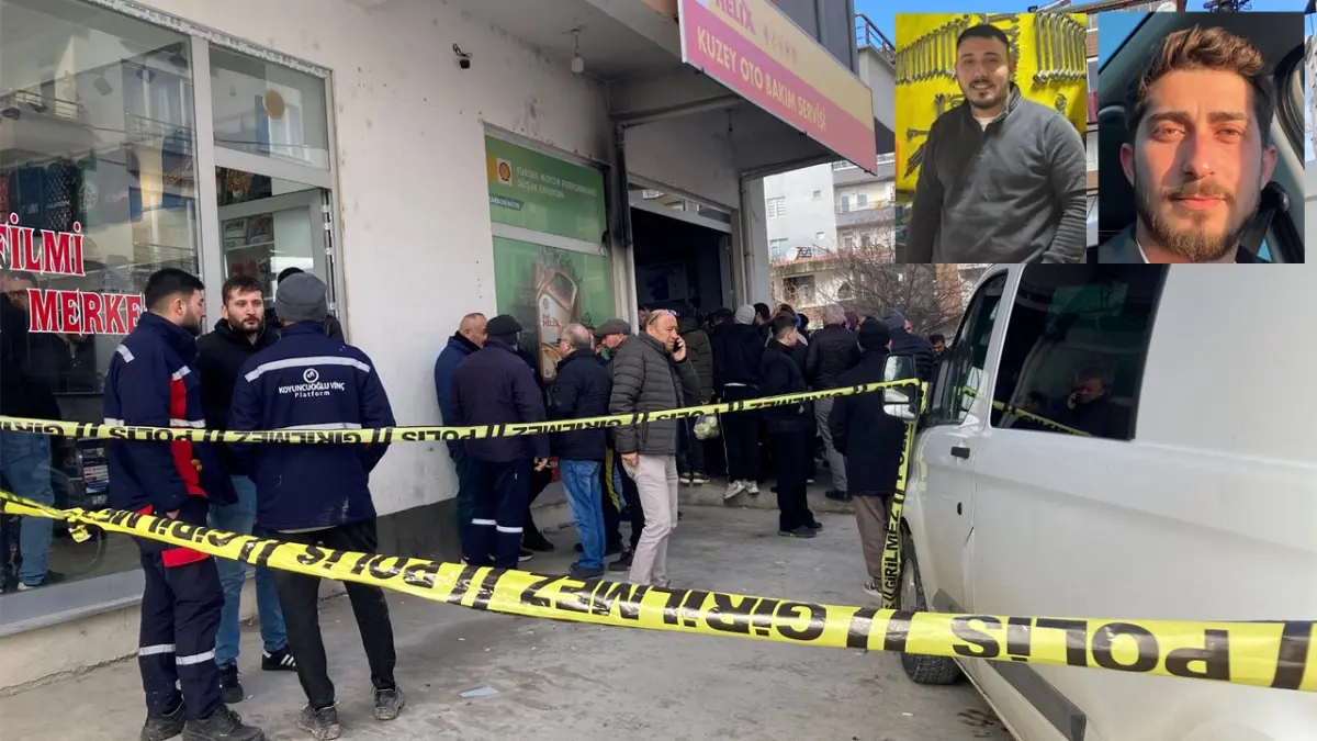 Oto tamirhanesinde şüpheli ölüm: 2 arkadaş dükkanda ölü bulundu haberinin görseli