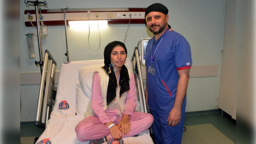 Kalbindeki iki delikle yaşadı, iki ameliyatla hayata döndü haberinin görseli