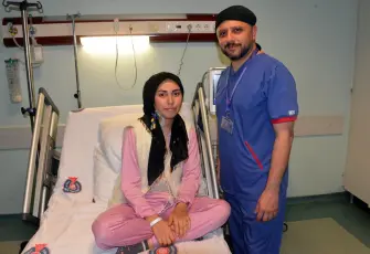 Kalbindeki iki delikle yaşadı, iki ameliyatla hayata döndü