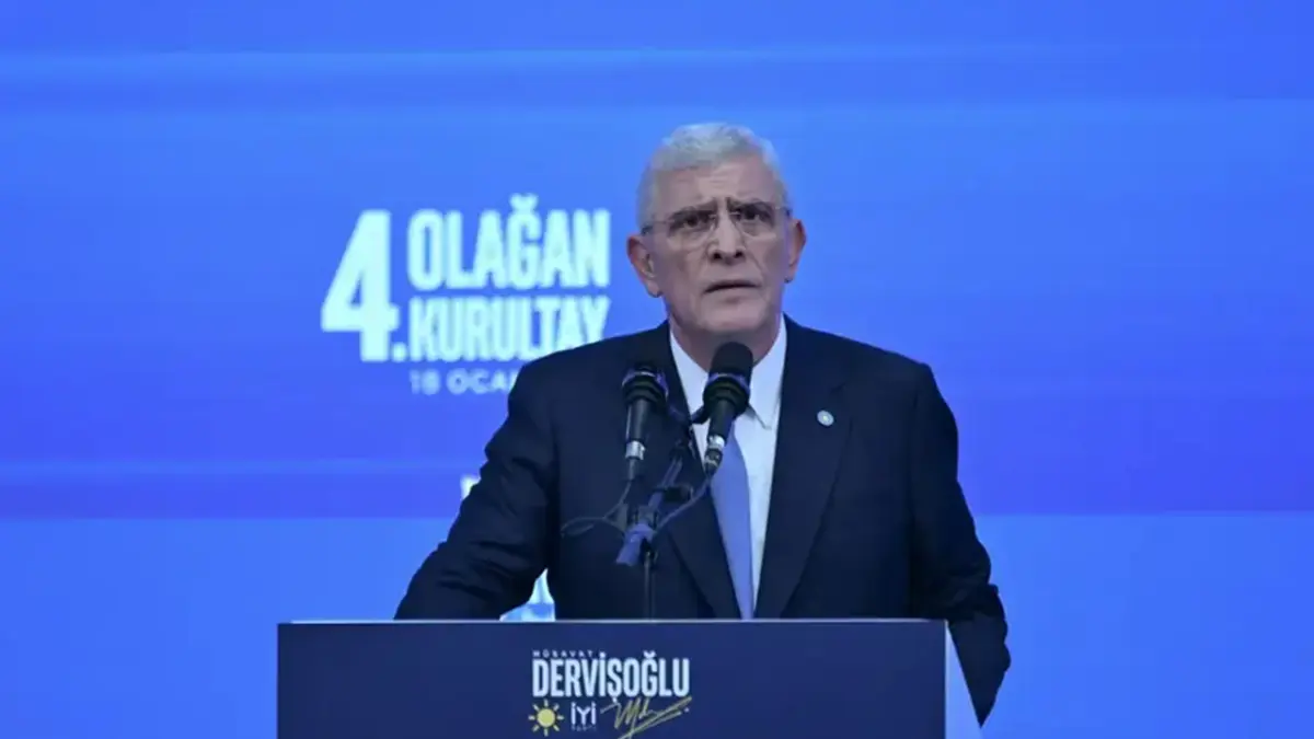 Müsavat Dervişoğlu yeniden İYİ Parti Genel Başkanı seçildi haberinin görseli