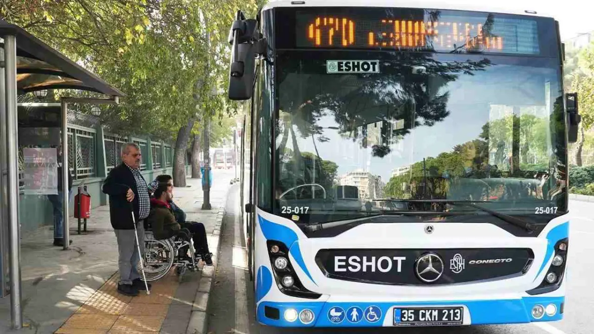 İzmir’de engelliler için akıllı ulaşım sistemi: Duraktayım haberinin görseli