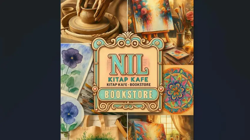 Nil Kitap Kafe’de sanat dolu workshop günü haberinin görseli